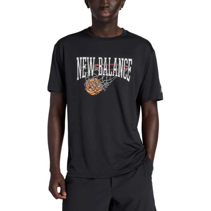 New Balance New Balance SS25 Hoops Wordmark T Shirt Men's