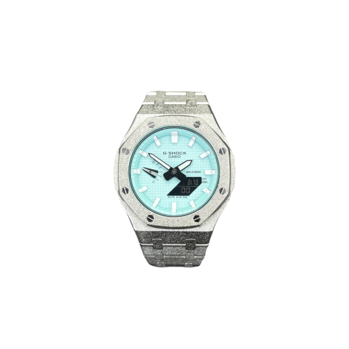 CASIO CASIO Custom Collection Quartz Movement Stainless Steel Watchband Watch Unisex Blue Dial