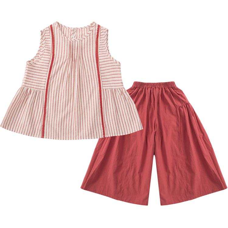 PROTECTCAMEL PROTECTCAMEL Pre School Two Piece Skirt Sets Crew Neck Moderate Short