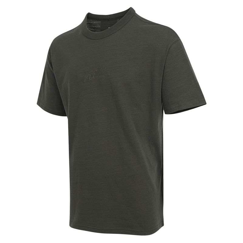 Nike Nike T Shirts Men's Black Gray Color Crew Neck Moderate