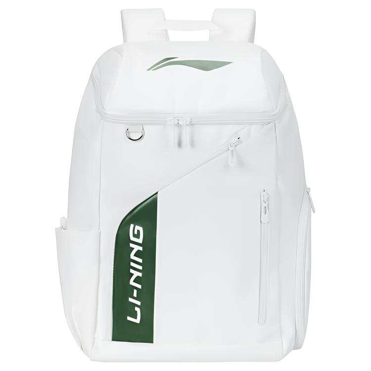 Li-Ning Li Ning Polyester Gym Bag Unisex White Green