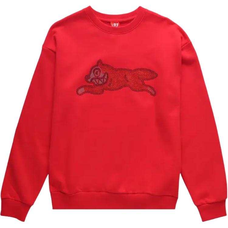 Ice Cream Sweatshirts Unisex Red Crew Neck Moderate Regular