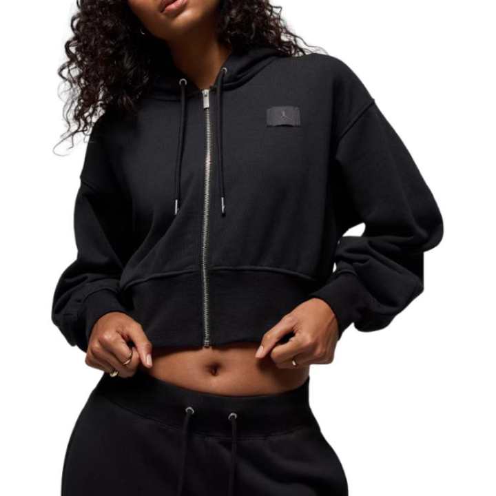 Jordan Jordan Flight Fleece Women's Cropped Satin-Lined Hoodie