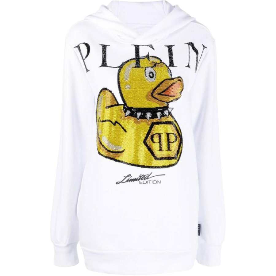 Philipp Plein logo graphic-print hoodie