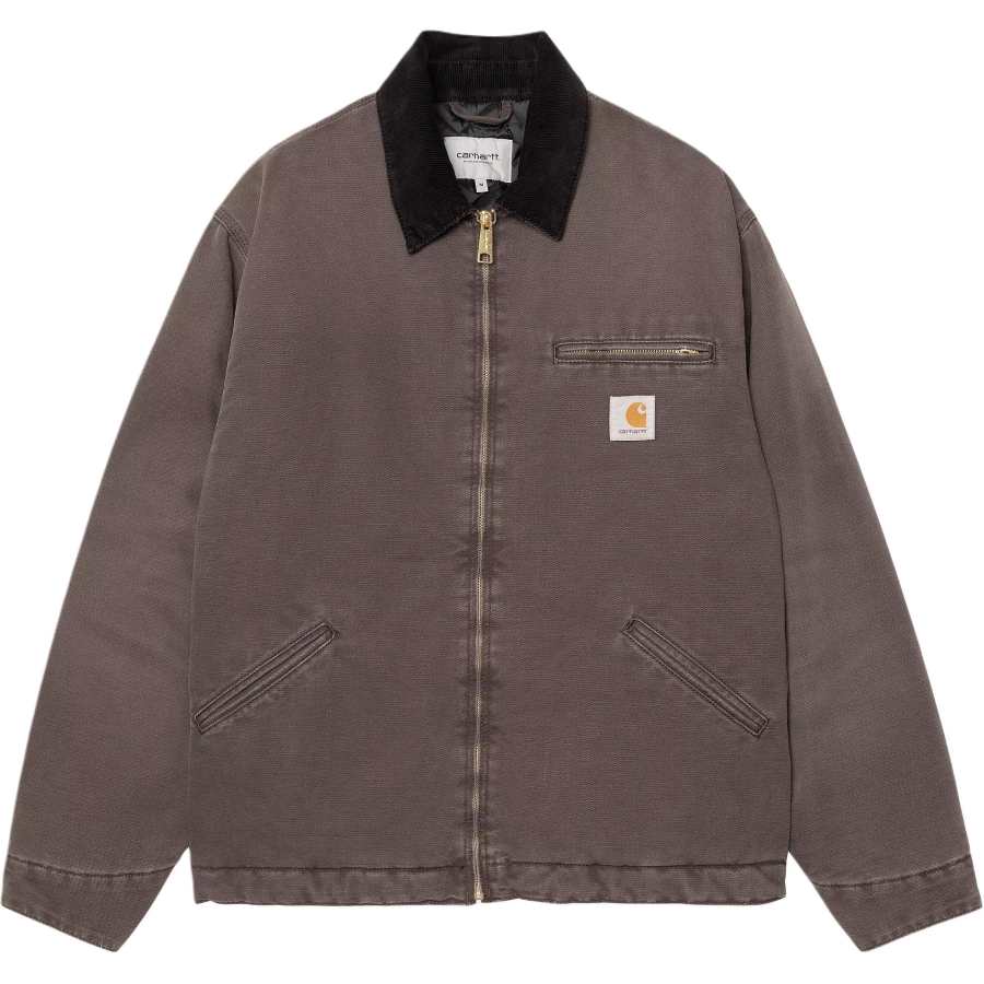Carhartt Wip corduroy-collar cotton jacket