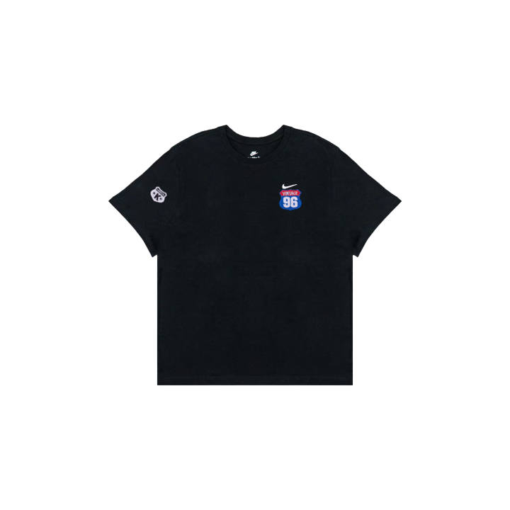 Nike Nike T Shirts Men's Black Crew Neck Moderate Straight Fit