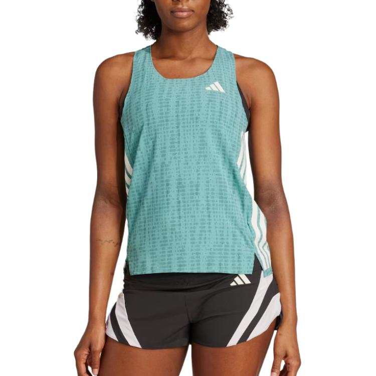 Adidas Adidas Clothing Tank Tops Women's Blue Racerback