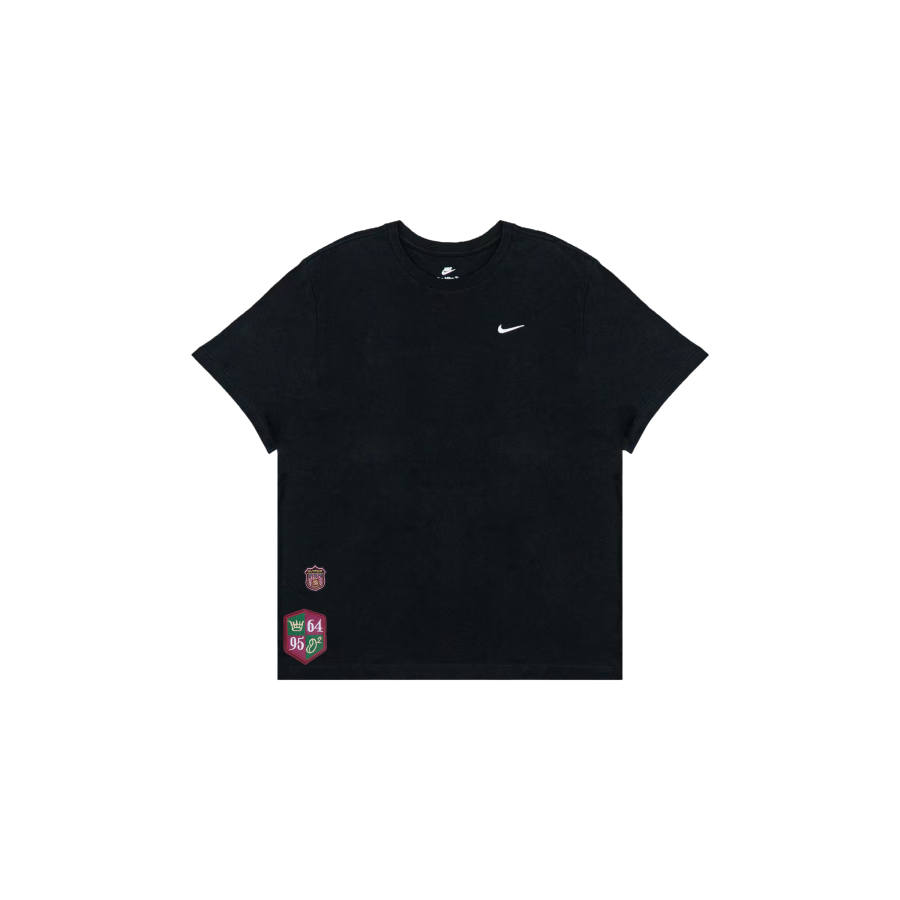 Nike Nike Sportswear T Shirts Men's Black Crew Neck Moderate Straight Fit