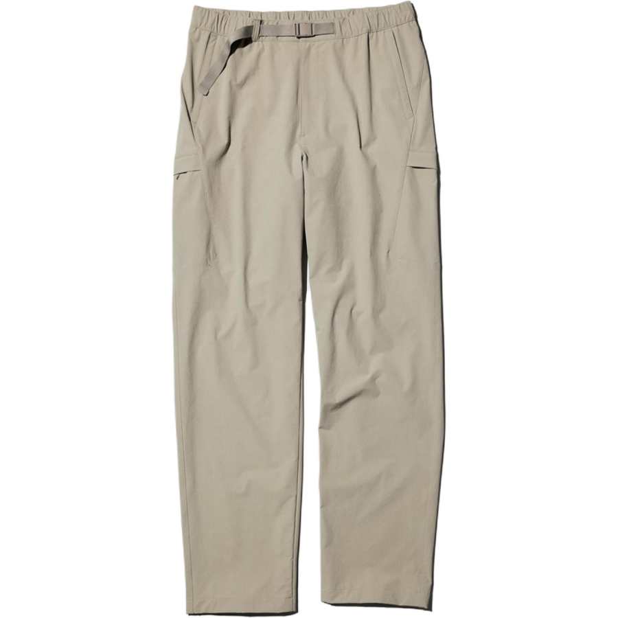 UNIQLO Casual Pants Unisex Beige Moderate Straight Fit Pants