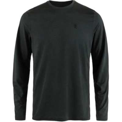 Fjallraven T Shirts Men's Black Crew Neck