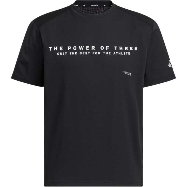 Adidas Adidas T Shirts Men's Black Crew Neck Moderate Straight Fit