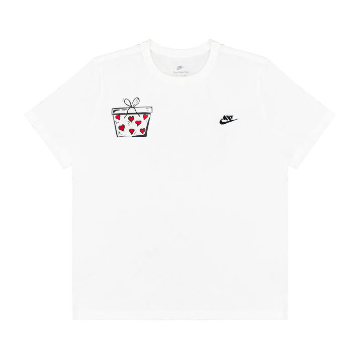 Nike Nike T Shirts Unisex White Crew Neck Moderate Straight Fit