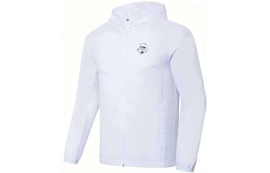 Li-Ning Li Ning Super Light Sun Protection Clothing Unisex Standard White