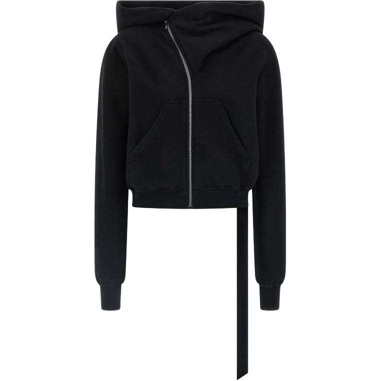 Rick Owens Drkshdw Mountiain high-neck zip-front hoodie