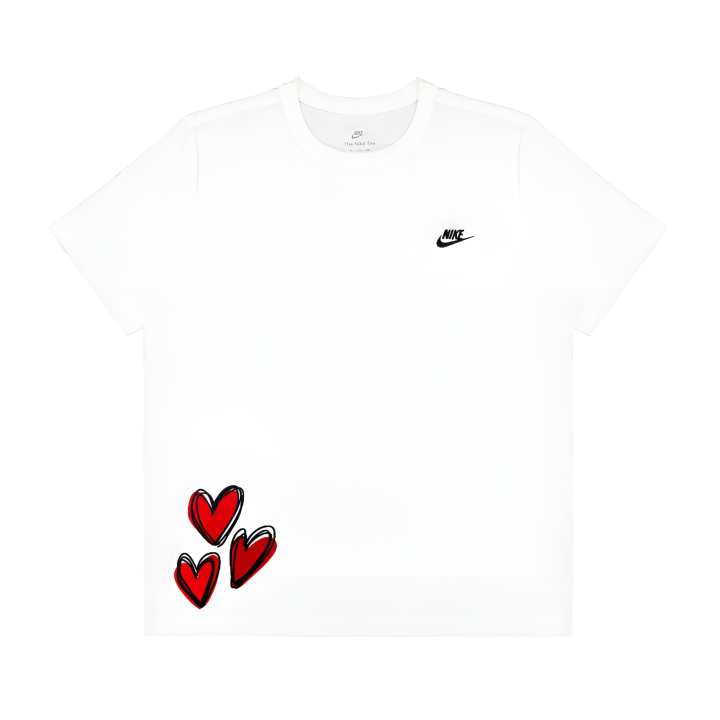 Nike Nike T Shirts Unisex White Crew Neck Moderate Straight Fit