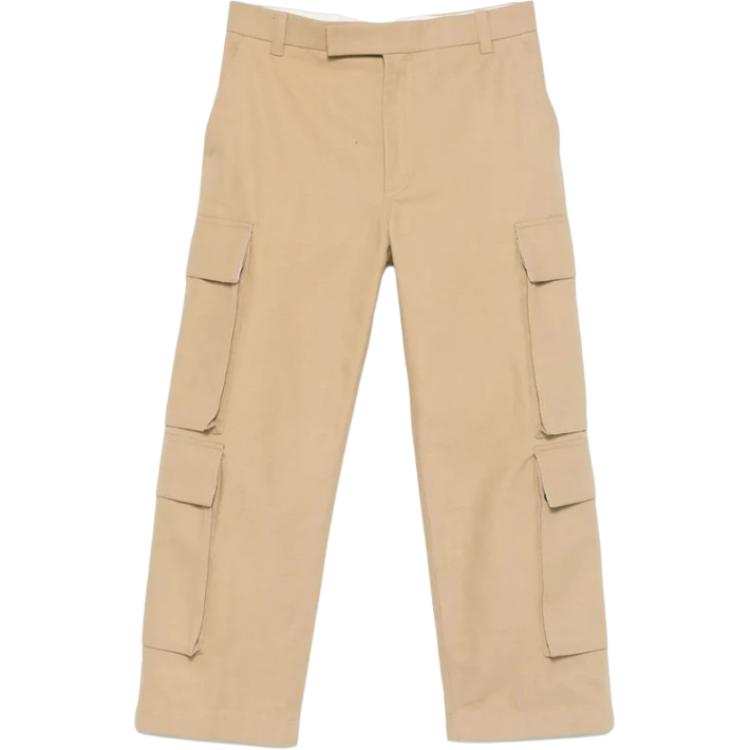 THOM BROWNE Thom e Washed Utility Chino Cargo Trousers