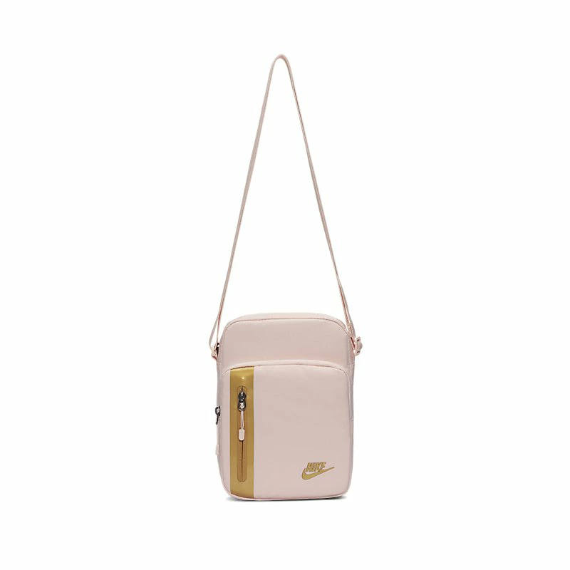 Nike Nike Polyester Small Square Bag, Crossbody Bag, Shoulder Bag Regular Unisex Pink Gold Cherry Blossom Pink