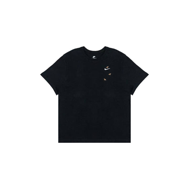 Nike Nike Sportswear T Shirts Men's Black Crew Neck Moderate Straight Fit