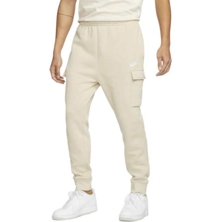 Nike Nike Knitted Sweatpants Men's White Moderate Cuffed Pants