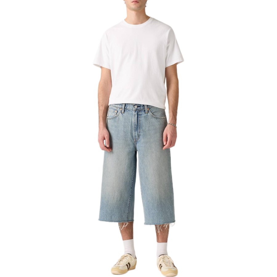 Levis 478™ Baggy Capri frayed shorts