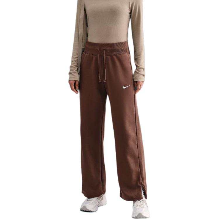 Nike Nike Clothing Casual Pants Women's Brown Moderate Wide Leg Pants