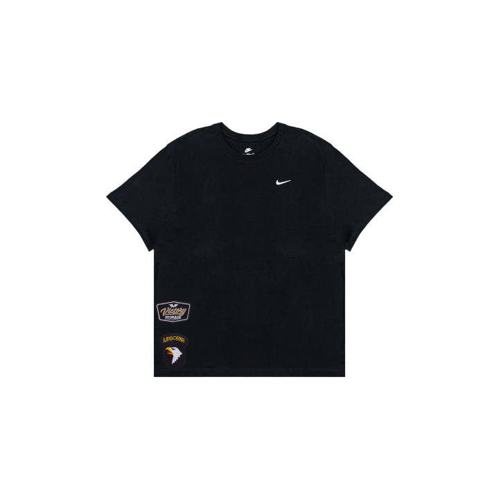 Nike Nike T Shirts Men's Black Crew Neck Moderate Straight Fit
