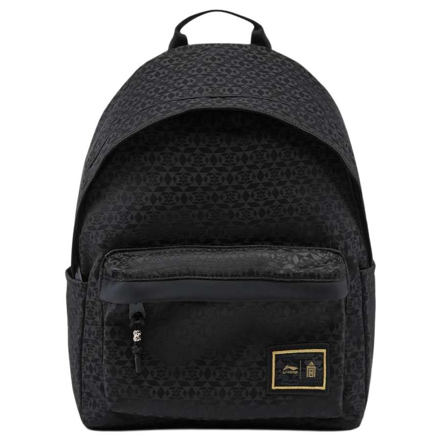 Li-Ning Li Ning X The Palace, Collaboration Polyester Backpack Unisex Black
