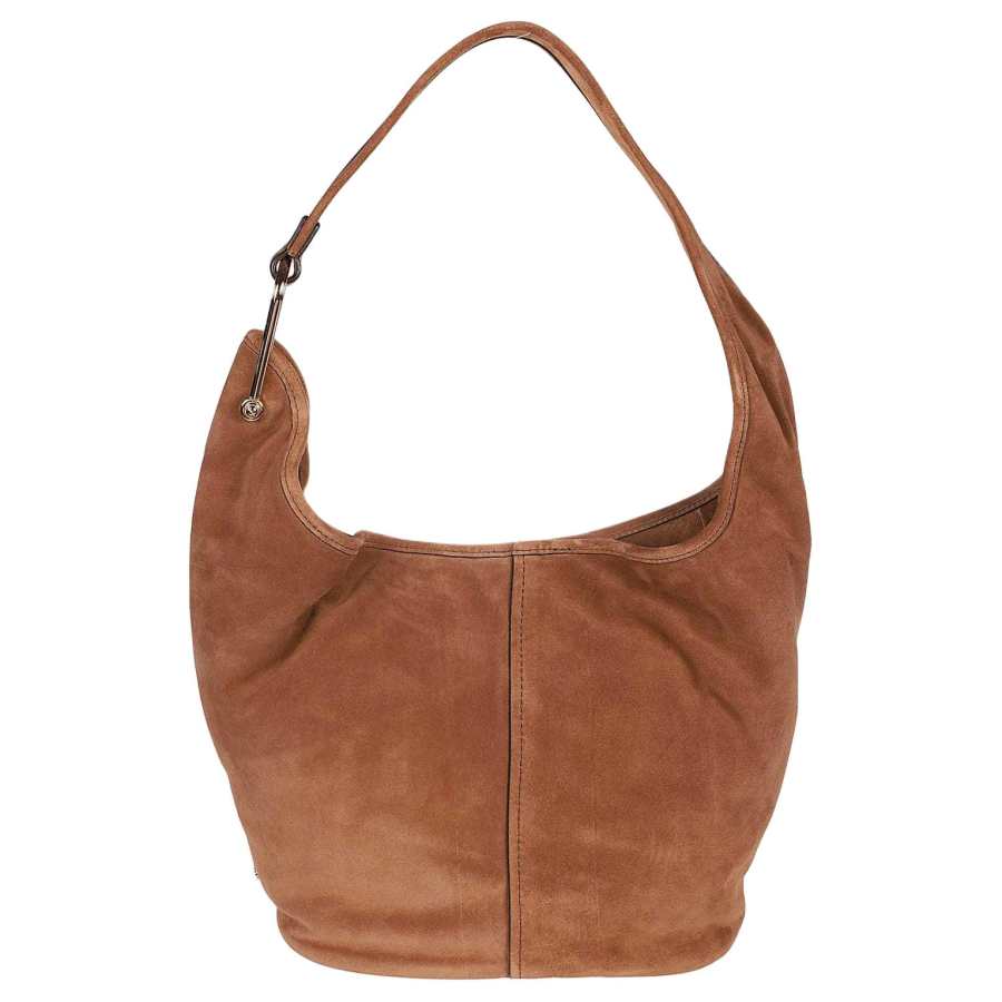 MICHAEL KORS Cow Leather Hobo Bag Shoulder Bag Medium Women's Brown