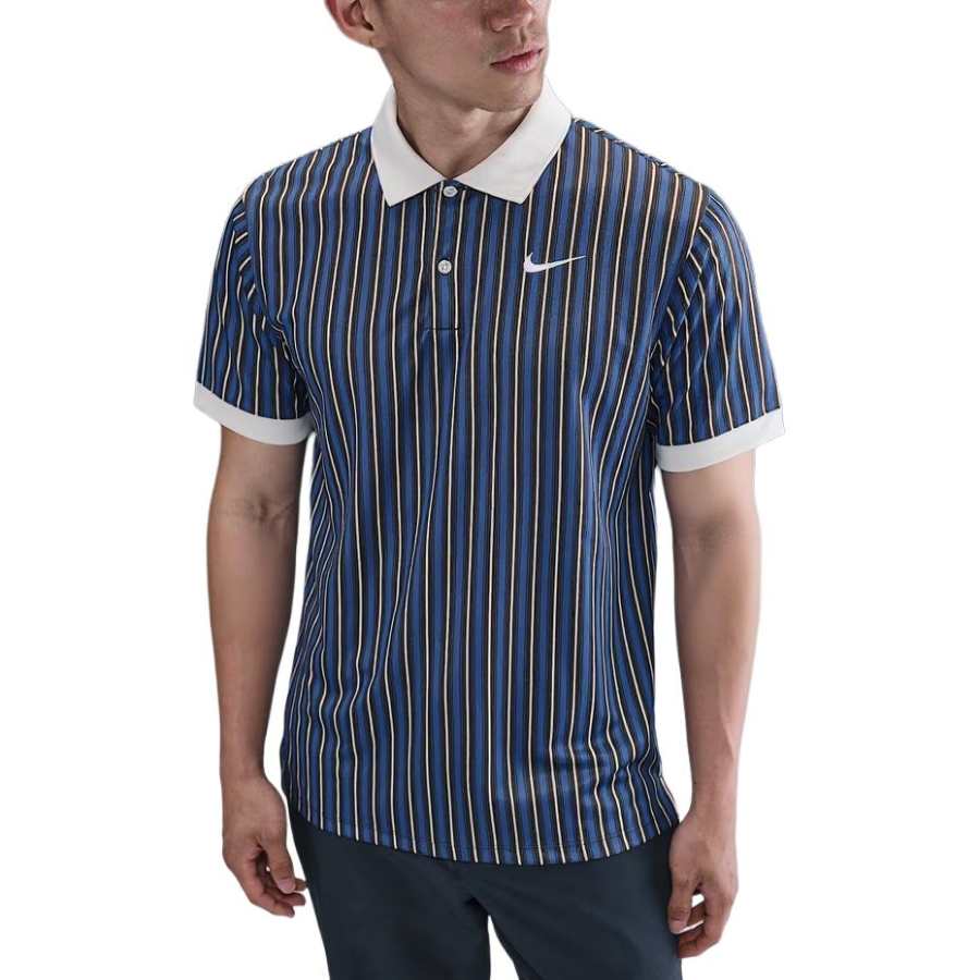 Nike Nike Clothing Polo Shirts Men's Comet Blue Polo Collar Moderate