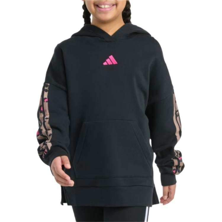 Adidas Adidas Free Shipping With AdiClub Long Sleeve Printed 3 Stripes Slit Fleece Pullover Hoodie