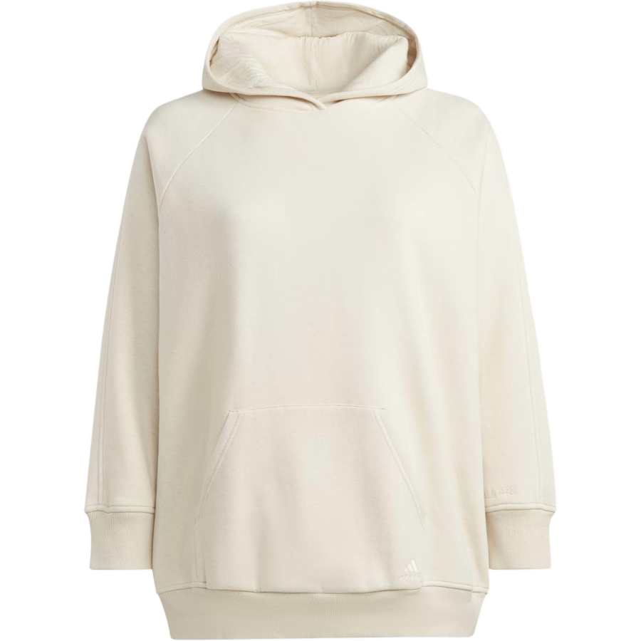 Adidas Adidas Clothing Sweatshirts Women's Beige Hooded Non Detachable Moderate