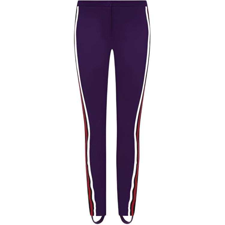 GUCCI Casual Pants Women's Purple Moderate Slim Fit Pants