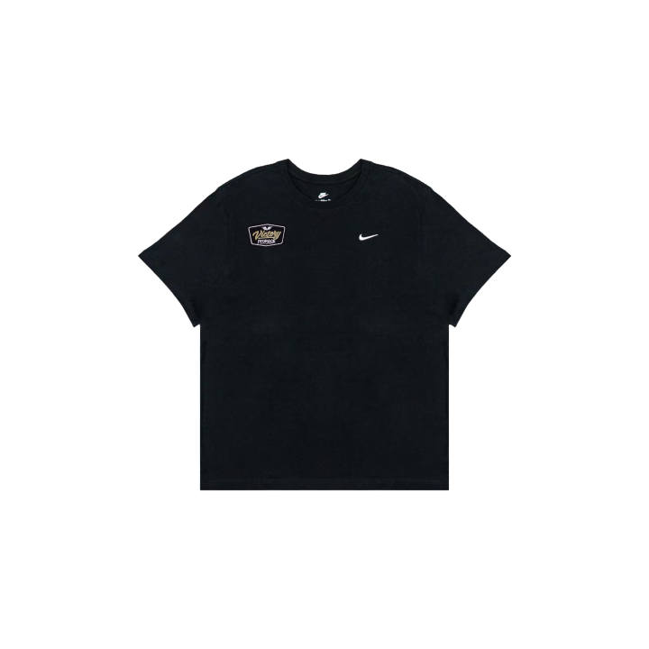 Nike Nike T Shirts Men's Black Crew Neck Moderate Straight Fit
