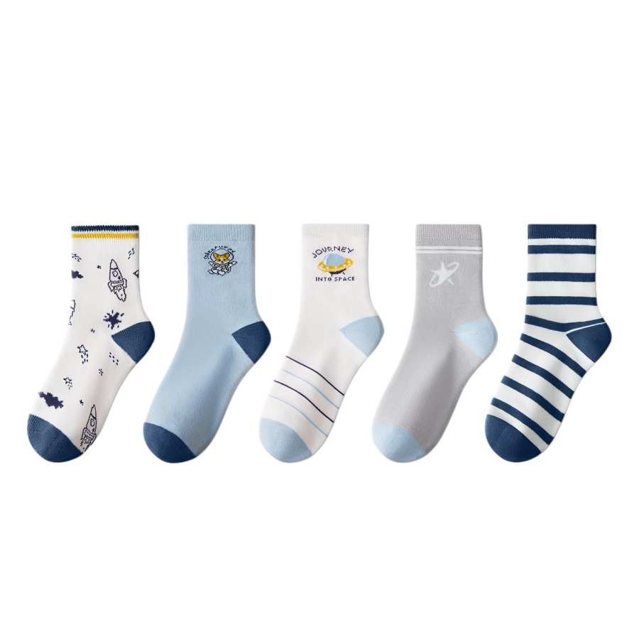 HONGDOUJUJIA Socks 5 Pack Children Aged 3 7 Years Old