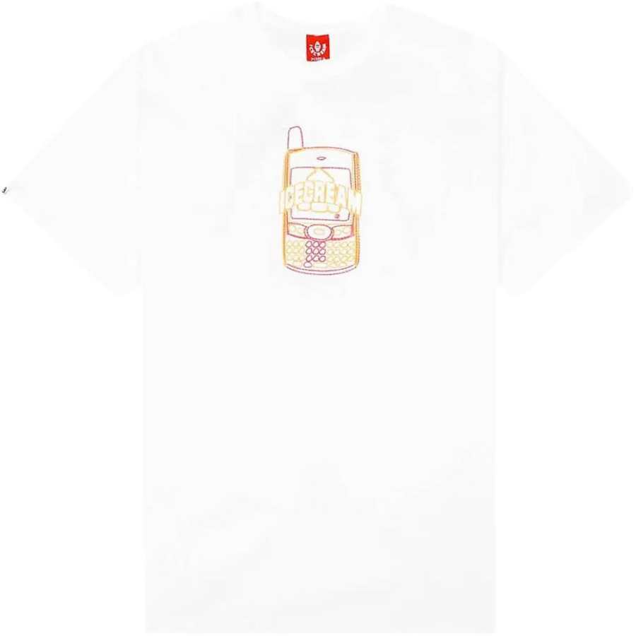 Ice Cream T Shirts Unisex White Crew Neck Moderate Straight Fit