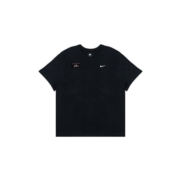 Nike Nike Sportswear T Shirts Men's Black Crew Neck Moderate Straight Fit