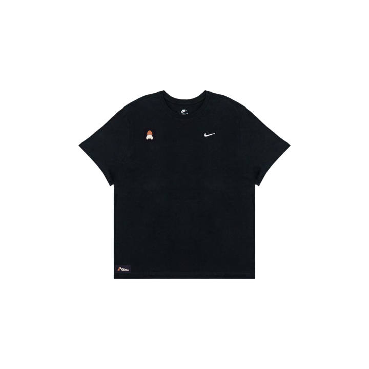 Nike Nike Sportswear T Shirts Men's Black Crew Neck Moderate Straight Fit