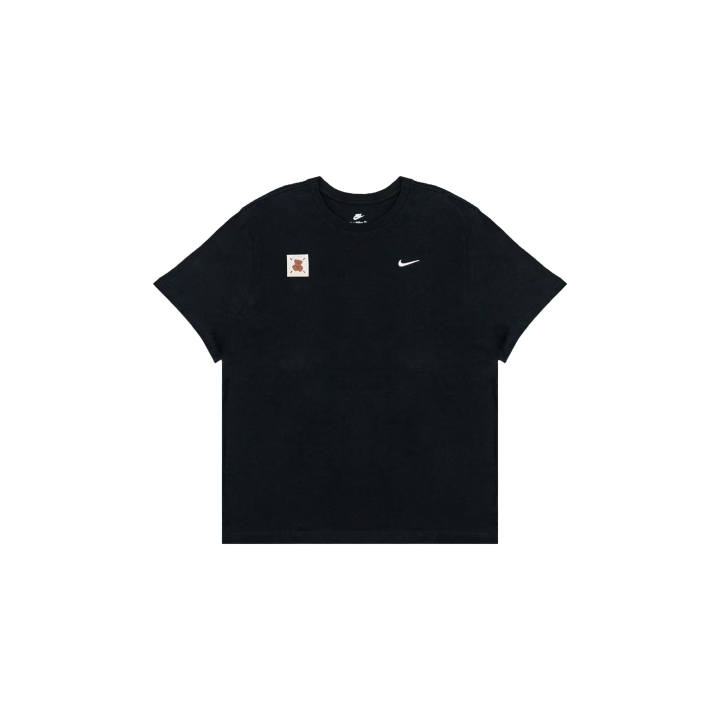 Nike Nike Sportswear T Shirts Men's Black Crew Neck Moderate Straight Fit