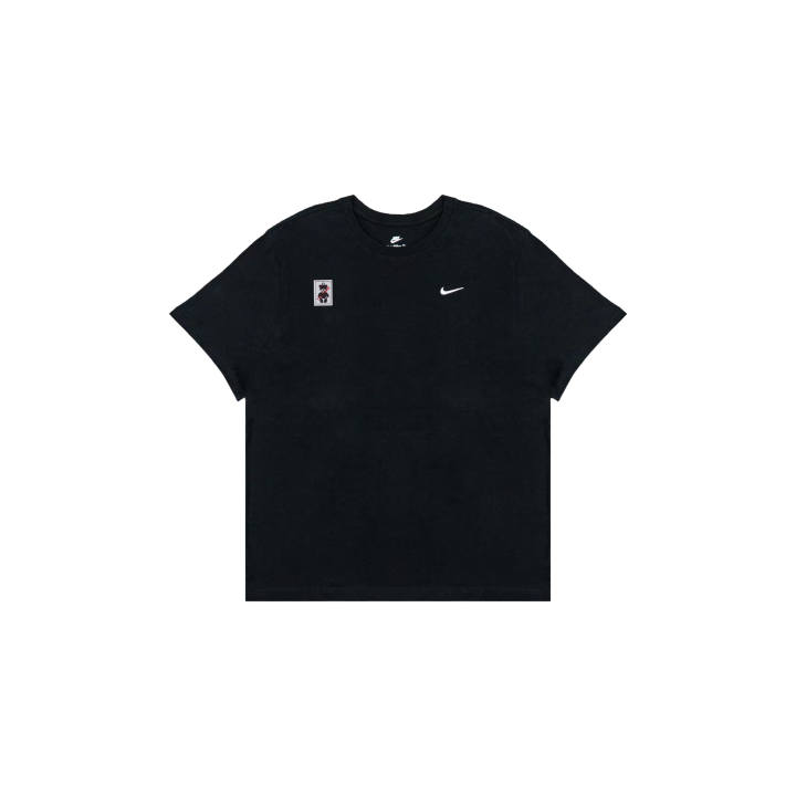 Nike Nike Sportswear T Shirts Men's Black Crew Neck Moderate Straight Fit