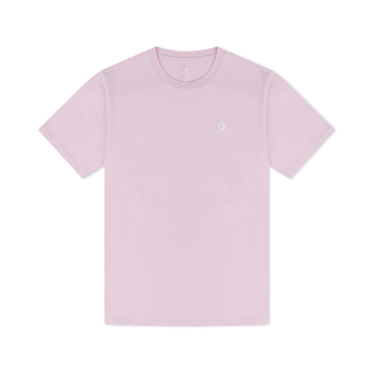 Converse T Shirts Men's Pink Crew Neck Straight Fit