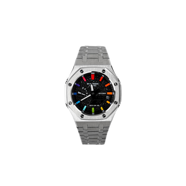 CASIO CASIO Custom Collection GA2100 Collection Quartz Movement Stainless Steel Strap Watch Unisex