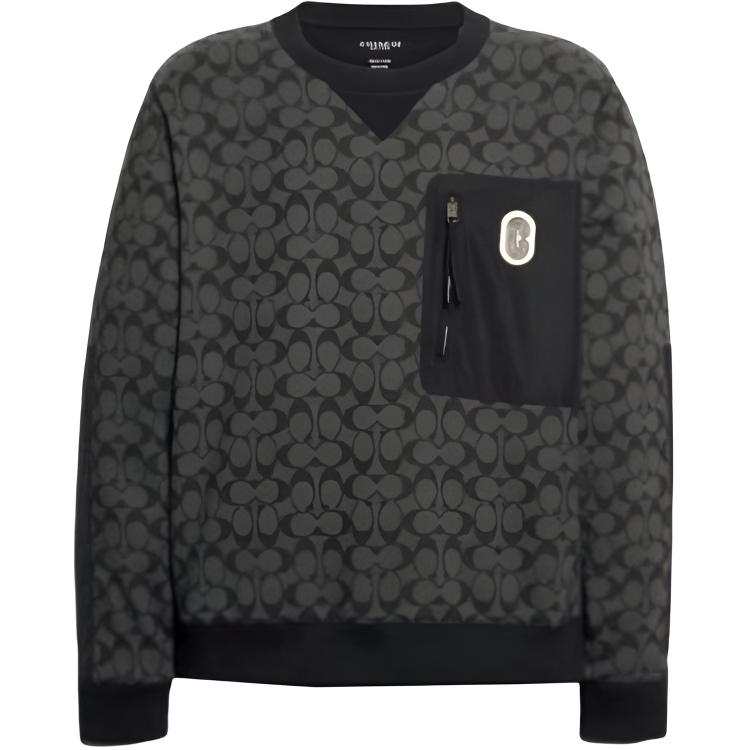 COACH COACH SS23 Sweatshirt Men's Gray