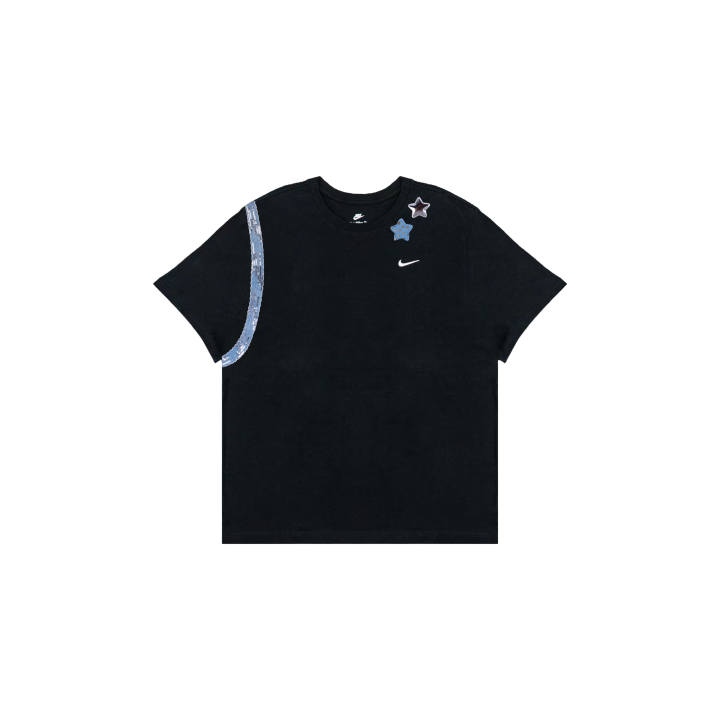 Nike Nike Sportswear T Shirts Men's Black Crew Neck Straight Fit
