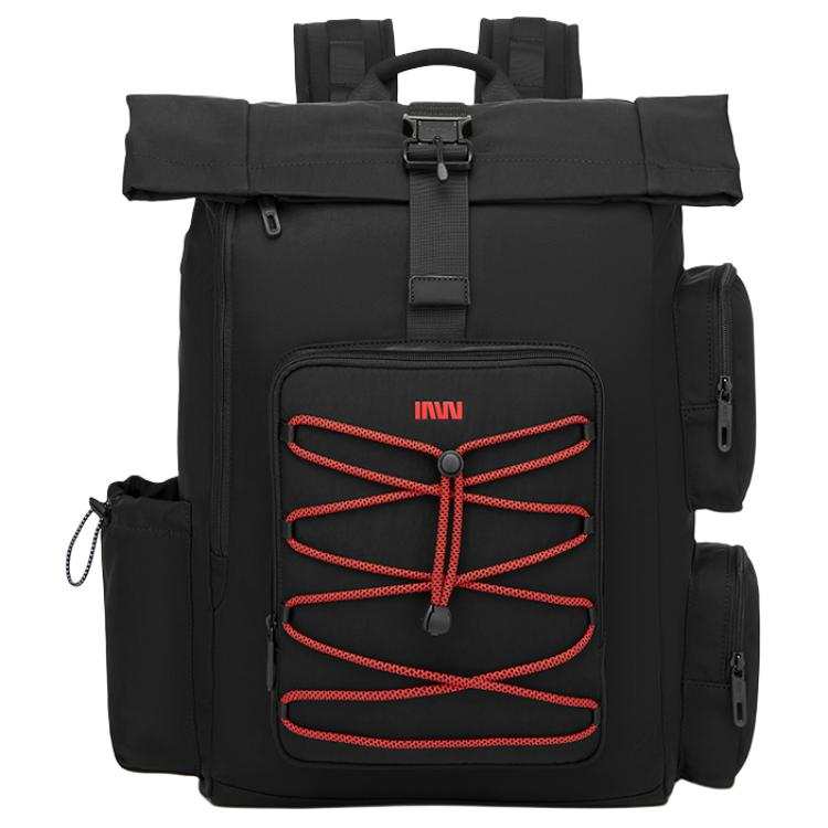 SEPTWOLVES SEPTWOLVES Fabric Backpack Large Unisex Black