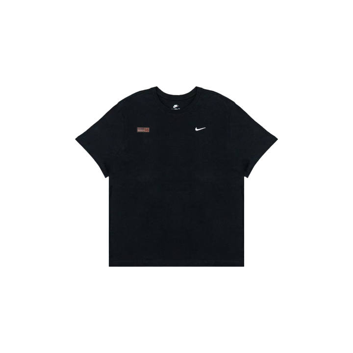 Nike Nike T Shirts Men's Black Crew Neck Moderate Straight Fit
