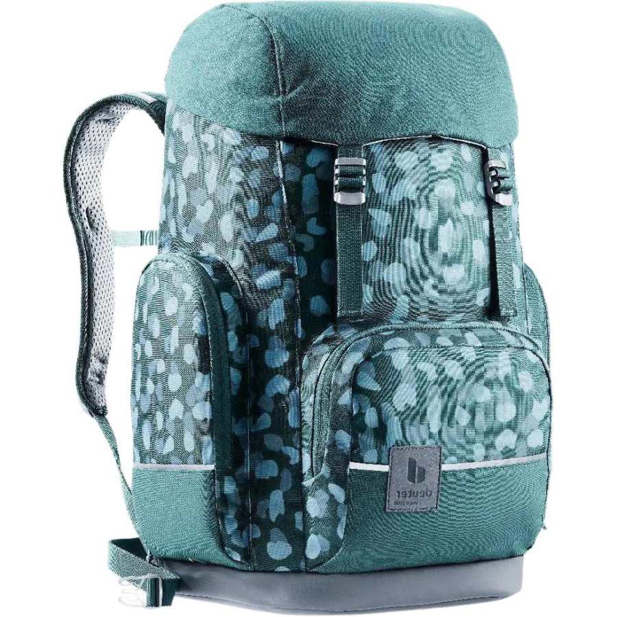 DEUTER 30L Backpack Outdoor Bag Polyester Deep Sea Blue/Plum Purple Unisex