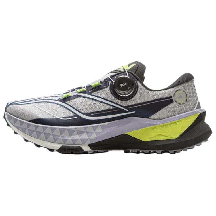 Li-Ning Li Ning De Lu 2 PRO Running Shoes Men's Low Top Black Gray Color