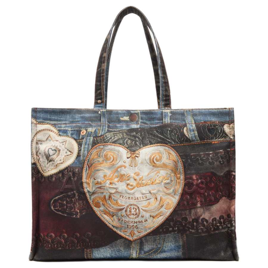 Acne Studios Cotton Tote Bag, Shopping Bag, Shoulder Bag Women's