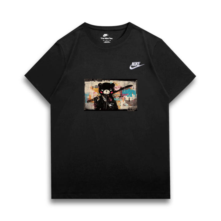 Nike Nike T Shirts Unisex Black Crew Neck Moderate Straight Fit