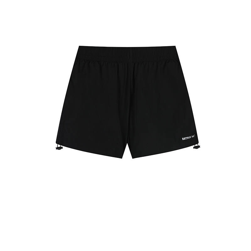 361° Sports Shorts Women's Super Black Moderate Straight Fit Pants